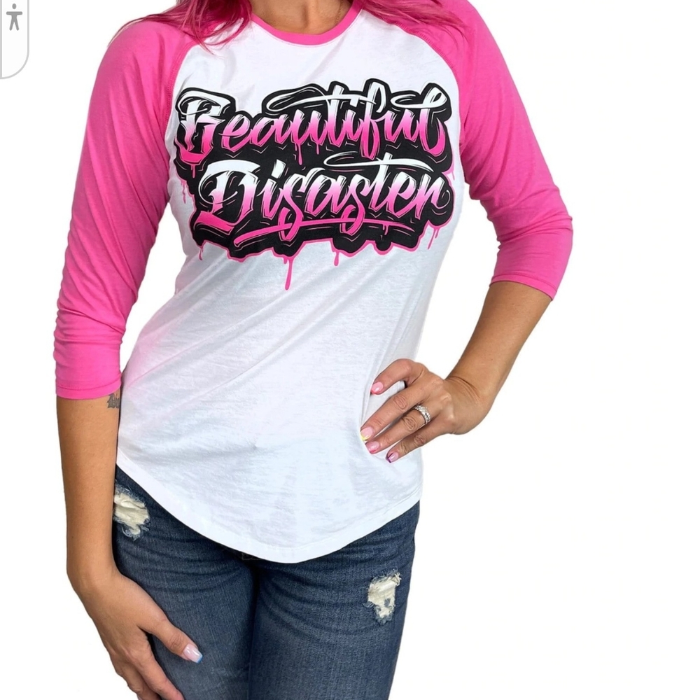 Beautiful Disaster Tshirt plus size 2x